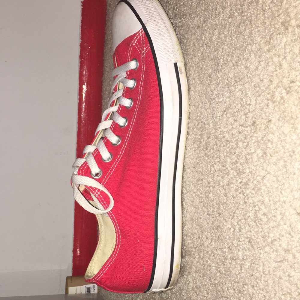Red Converse Chuck Taylor’s